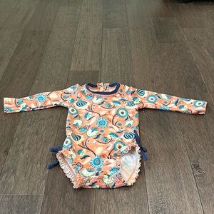 Ruffle Butts One Piece Floral Bathing Suit